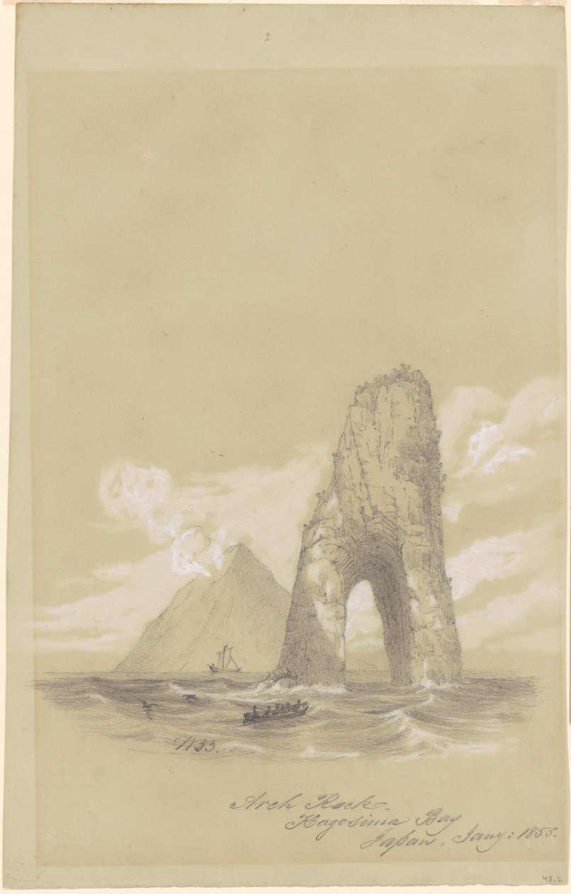 Arch Rock, Kagoshima Bay, Japan av William Brenton Boggs