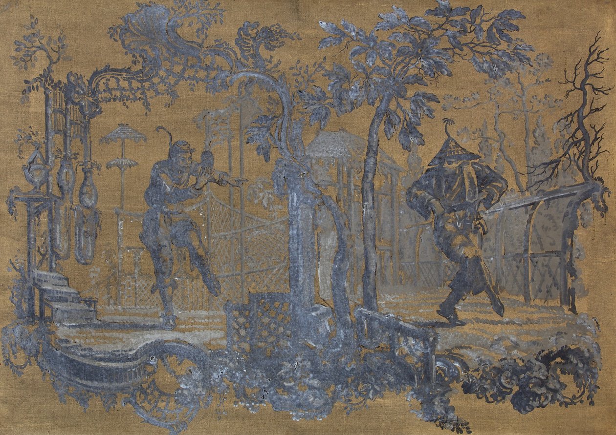 Chinoiserie (olje på lerret) av William Bruce Ellis Ranken