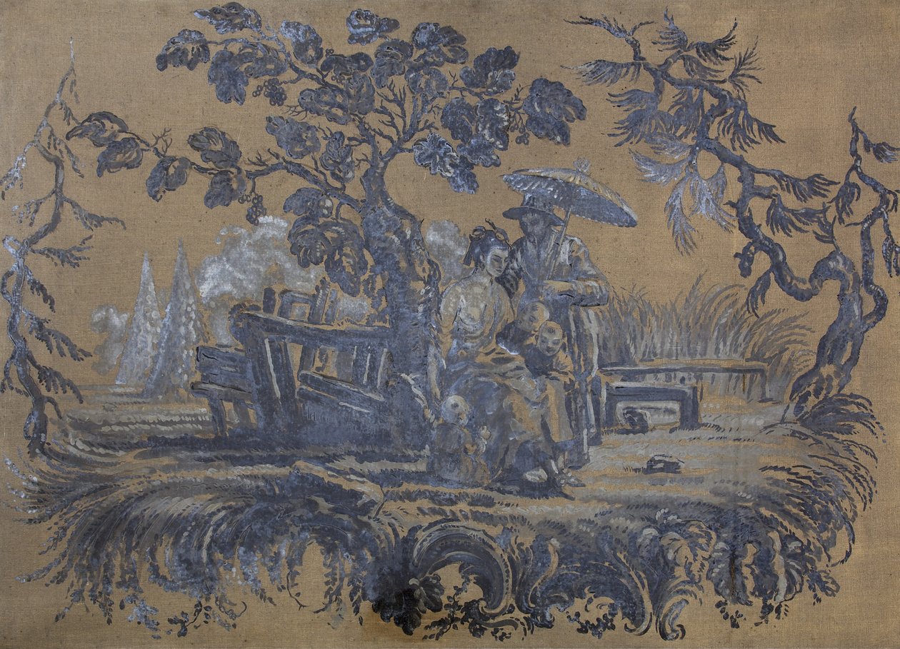 Chinoiserie (olje på lerret) av William Bruce Ellis Ranken