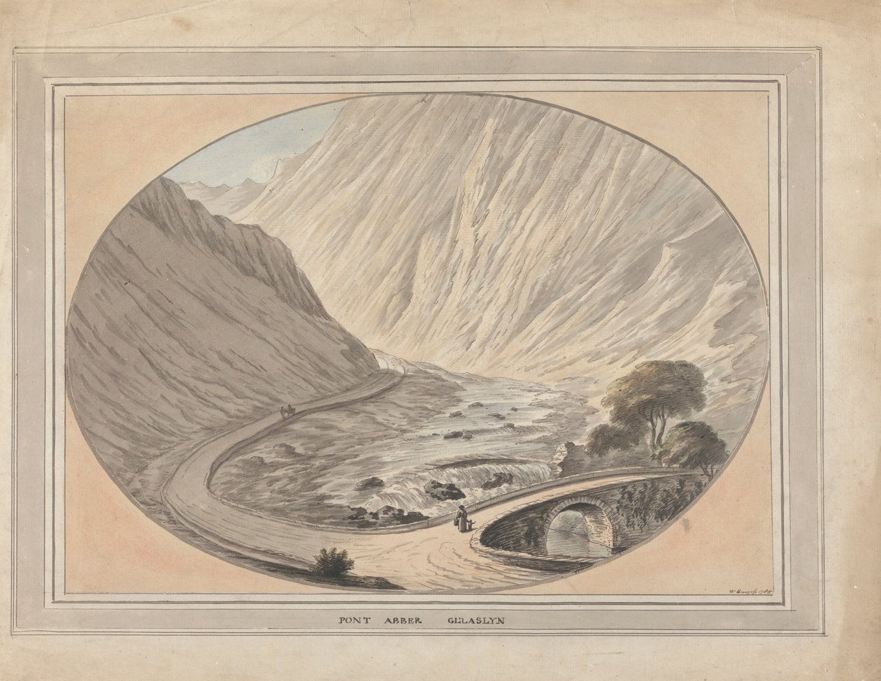 Pont Aber Glaslyn av William Burgess