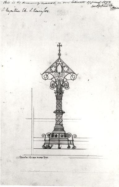 Design for en talerstol, St Augustine