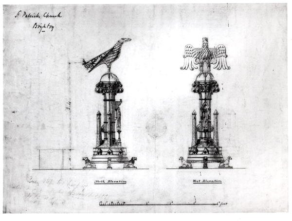Design for en talerstol, St. Patrick