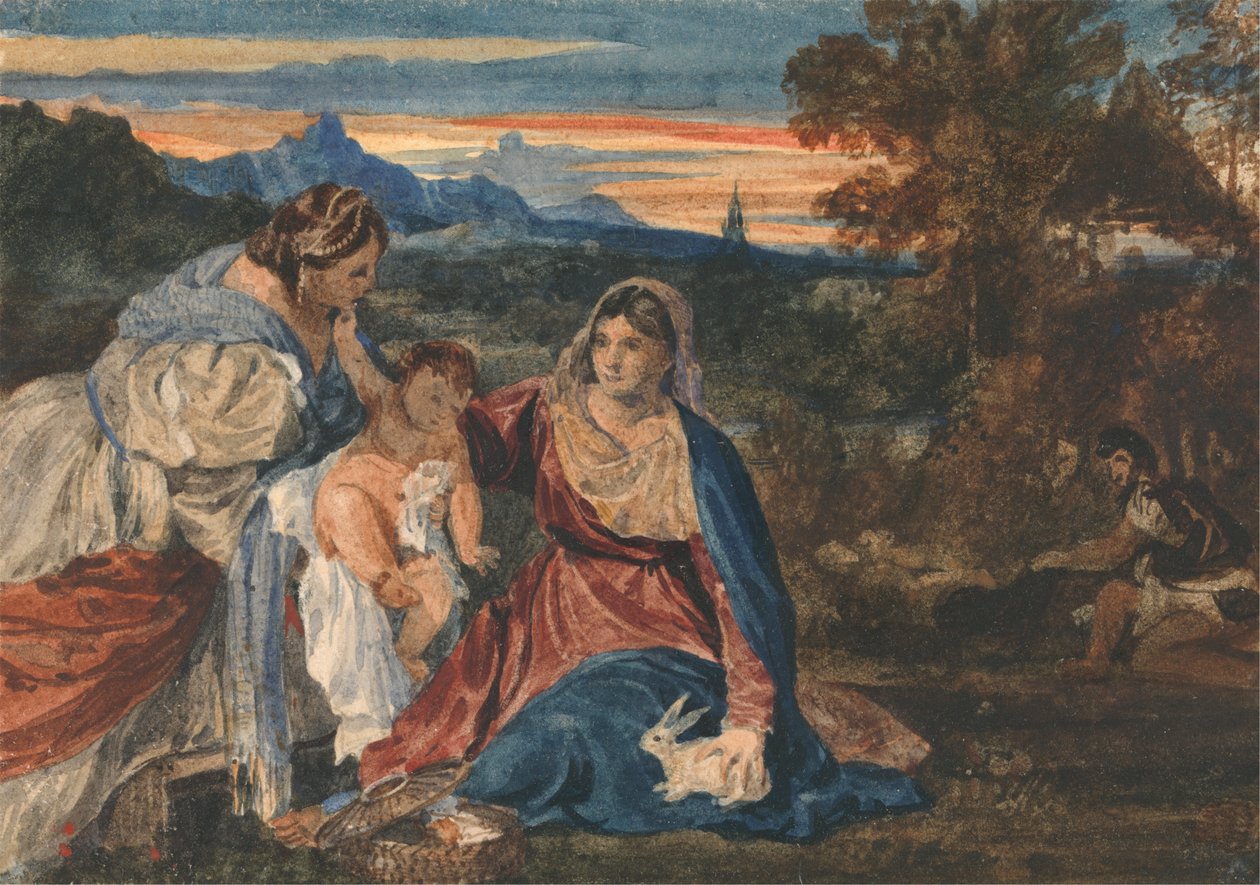 Madonna med en kanin av William Callow