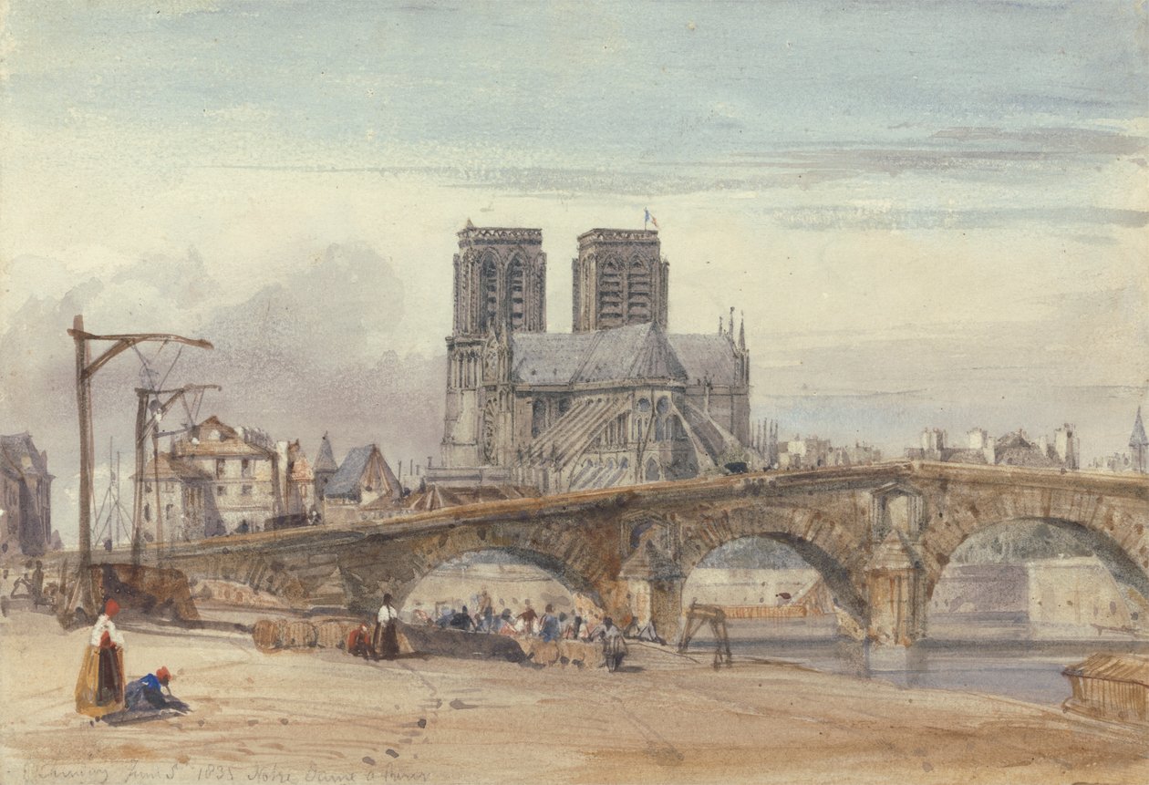 Notre-Dame, Paris av William Callow