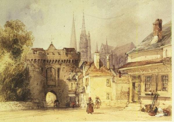 Guillaume-porten, Chartres av William Callow