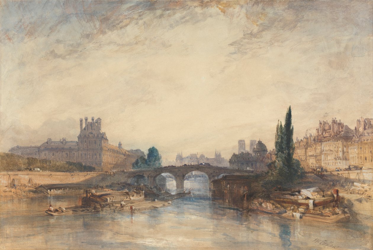 Utsikt over Pont Royal av William Callow