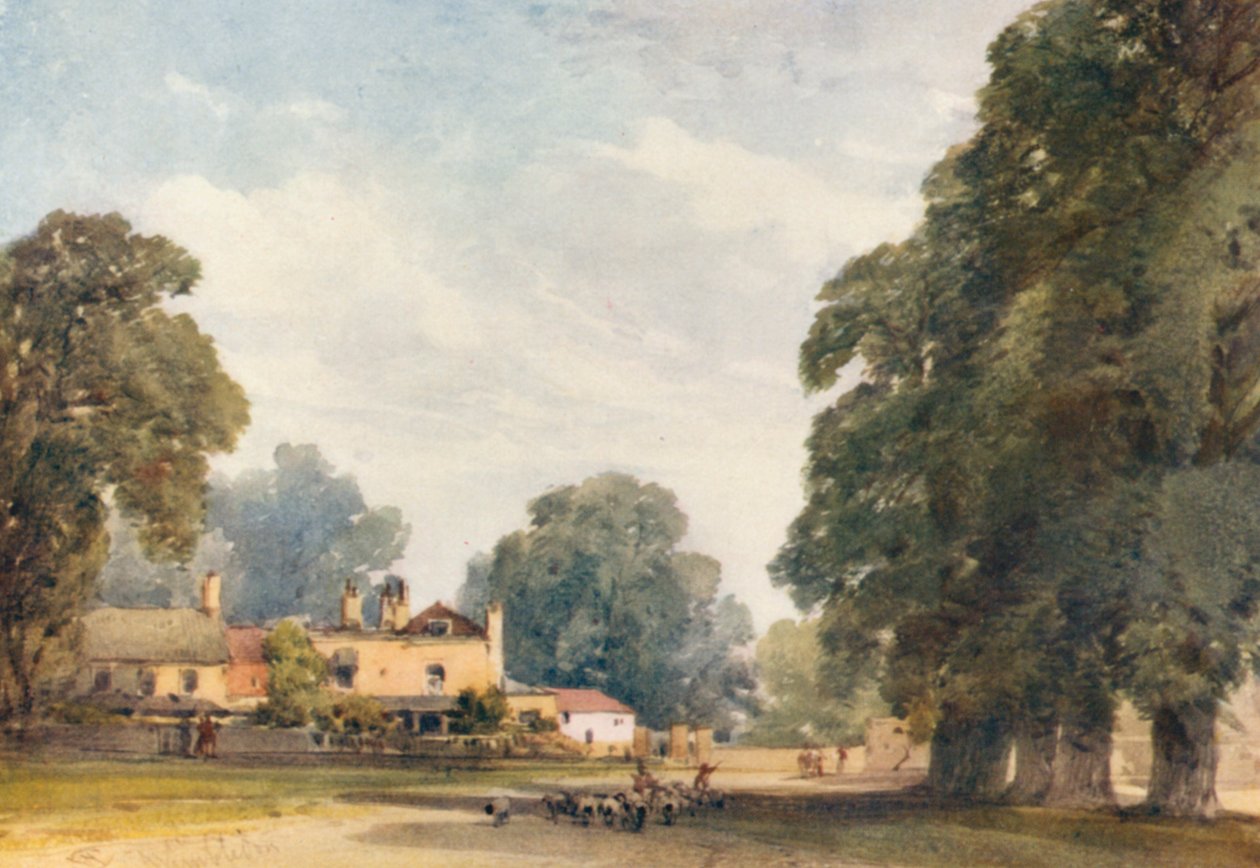 Wimbledon (fargelitografi) av William Callow