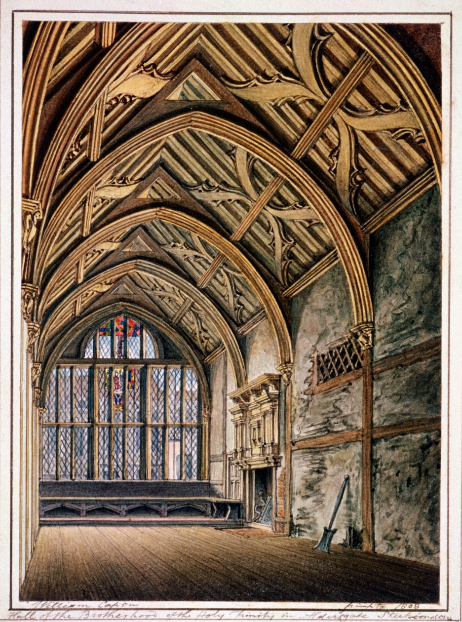 Trinity Hall, London, 1808 av William Capon