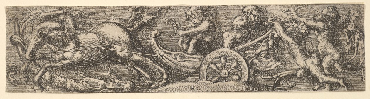En kamskjellvogn, 1654. av William Carter