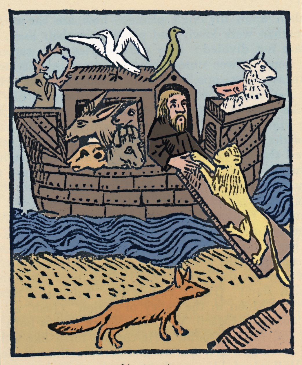 Noahs Ark, 1483, 1947 av William Caxton