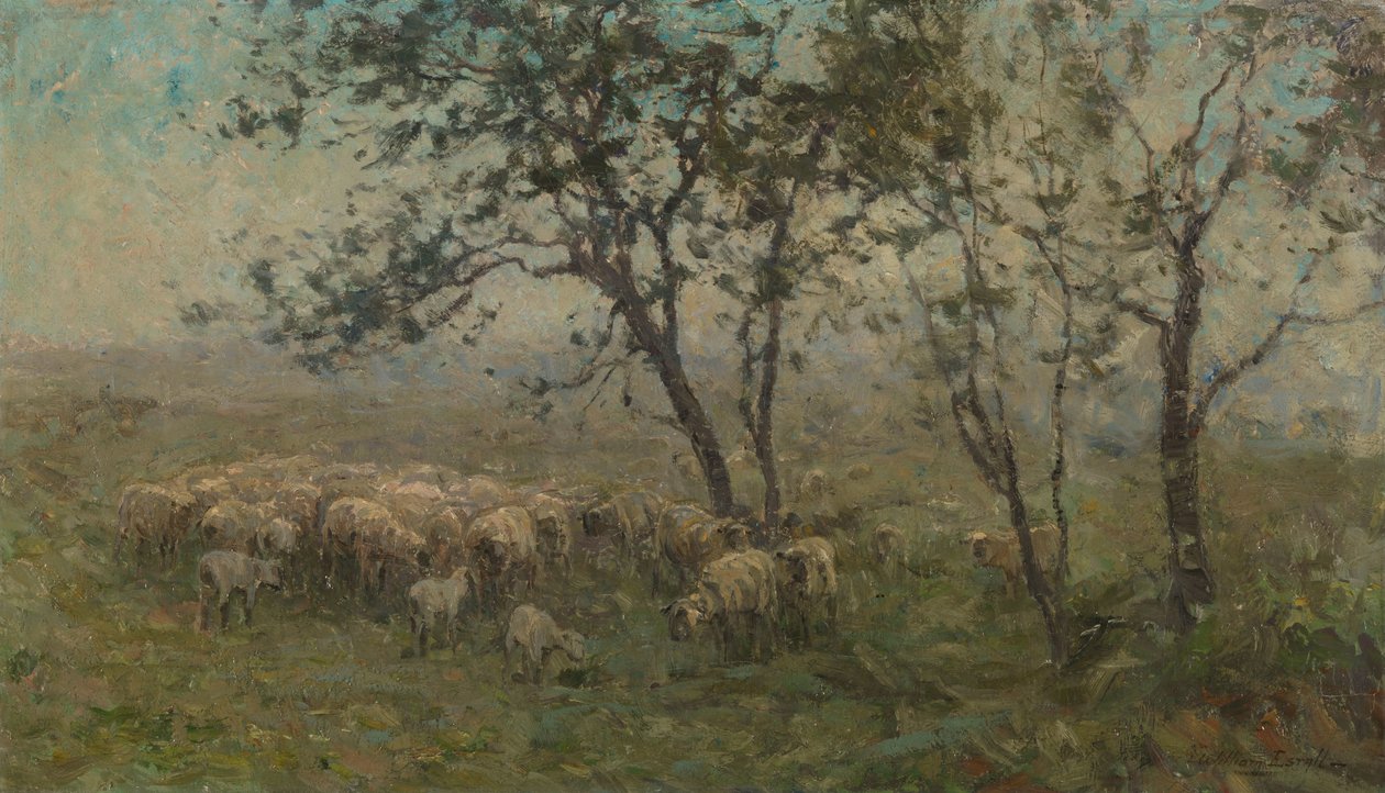 En flokk sauer av William Charles Estall