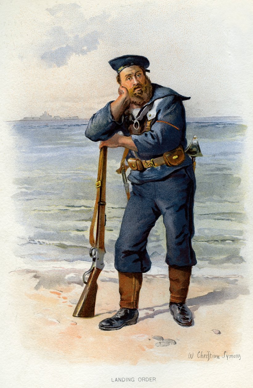 Landingsordre, c1890-c1893. av William Christian Symons