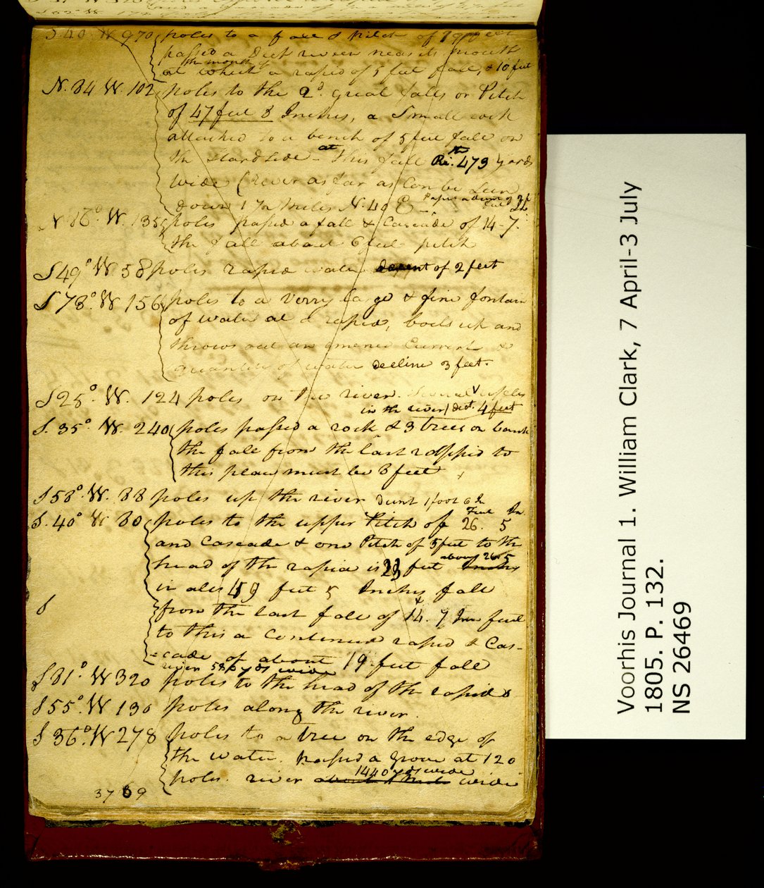 S. 40 W. 970 stolper til et fall og stigning. . . . av William Clark