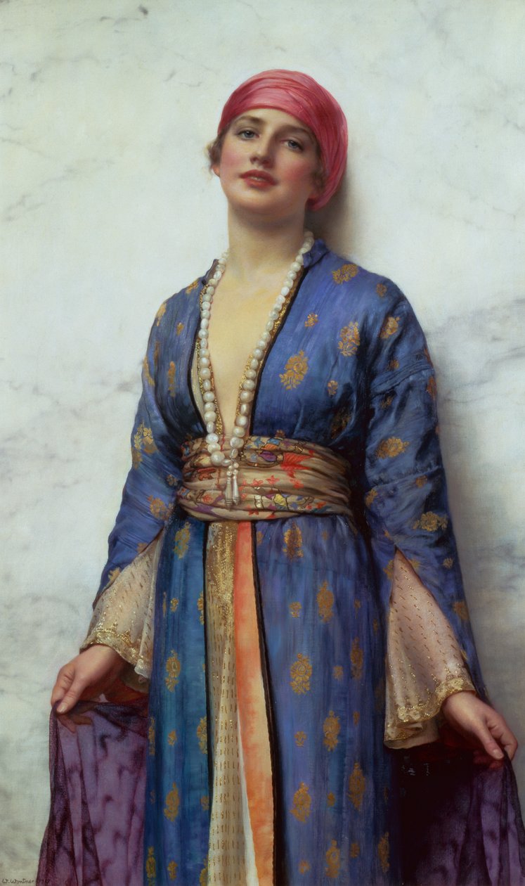 Yasemeen fra Arabian Nights (olje på lerret) av William Clark Wontner