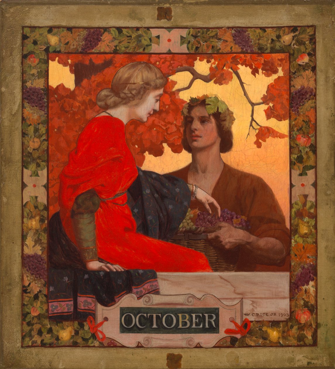 Oktoberomslagsillustrasjon for Harper