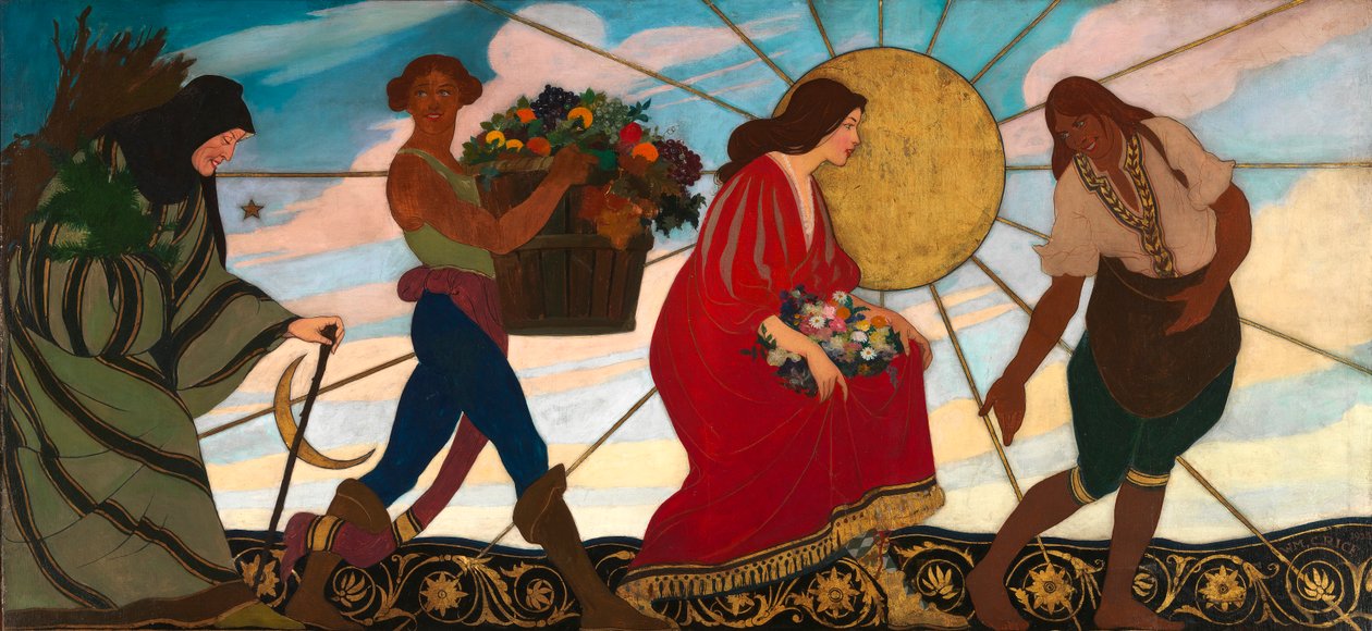 De fire årstider, 1923. av William Clarke Rice