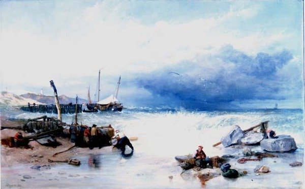 På kysten av Bretagne av Clarkson Frederick Stanfield