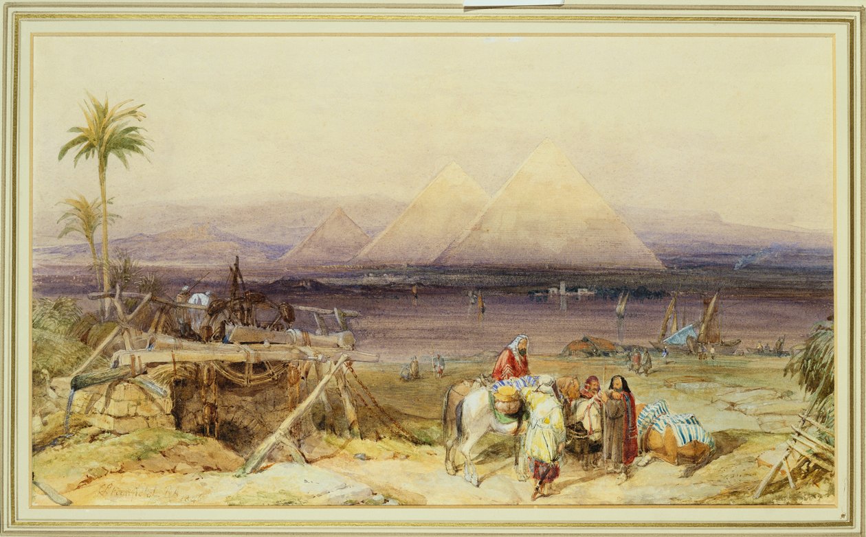 På Nilen, Egypt, 1846 av Clarkson Frederick Stanfield