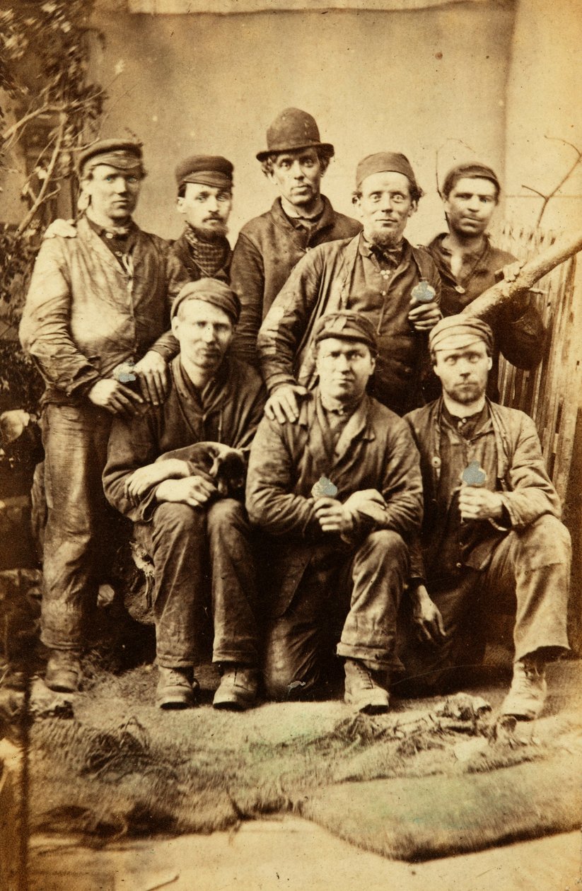 Arbeidere fra Tredegar Iron Works, Wales av William Clayton