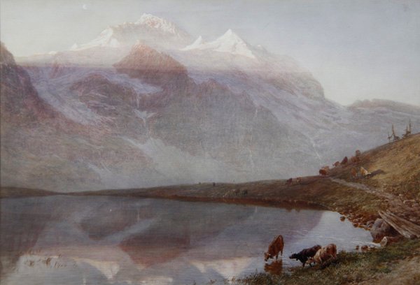 Jungfrau ved soloppgang av William Collingwood