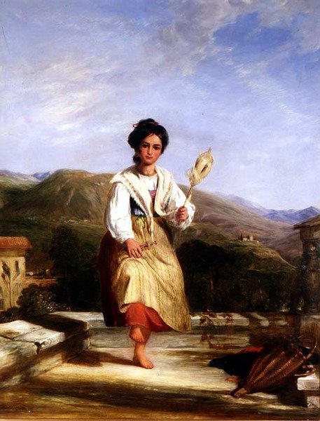 En jente fra Sorrento av William Collins