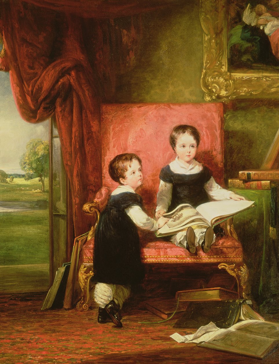 Lord Charles og Lord Thomas Pelham Clinton av William Collins
