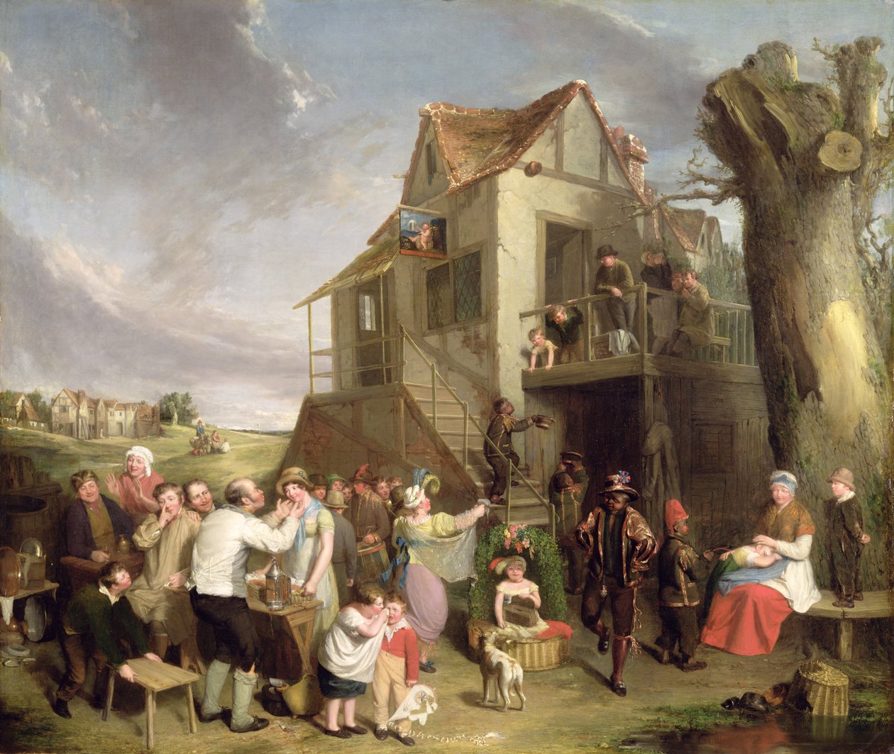 1. mai, ca. 1811-12 (olje på lerret) av William Collins