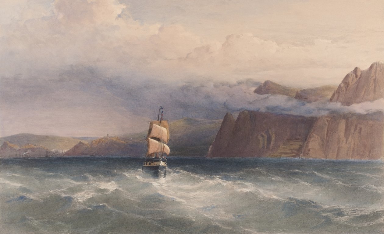 ?Cape Aiya. Ser du nordover mot Balaklava? av William Crimea Simpson