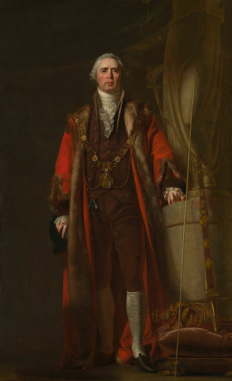 Charles Thorp som Lord Mayor of Dublin, ca. 1800. av William Cuming