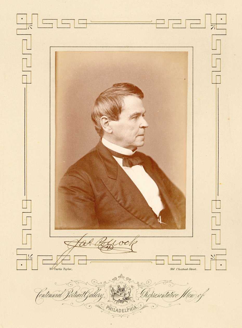 Portrett av James Pollock av William Curtis Taylor