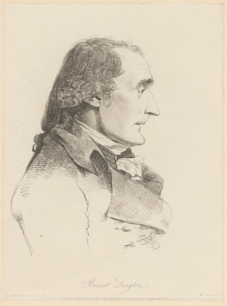 Bennet Langton av William Daniell