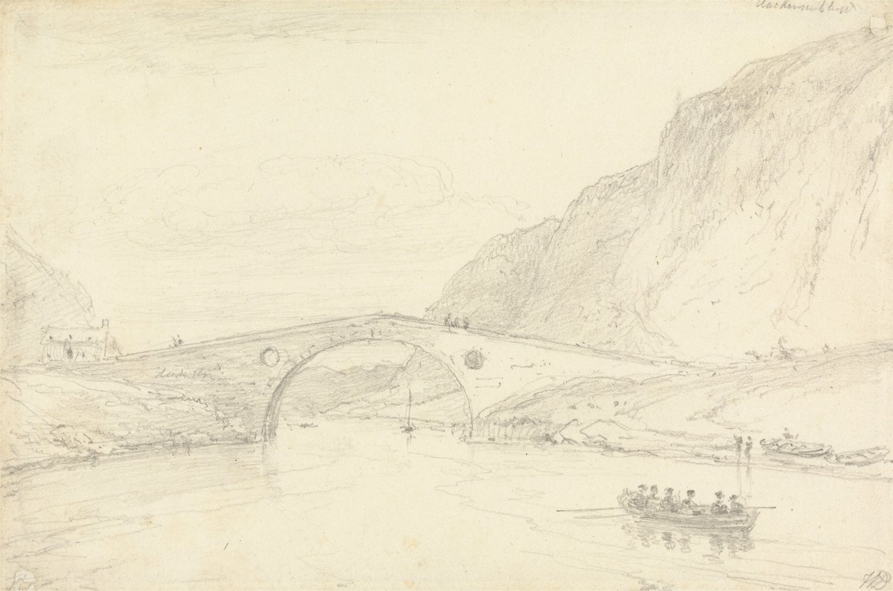 Clackursail-broen av William Daniell