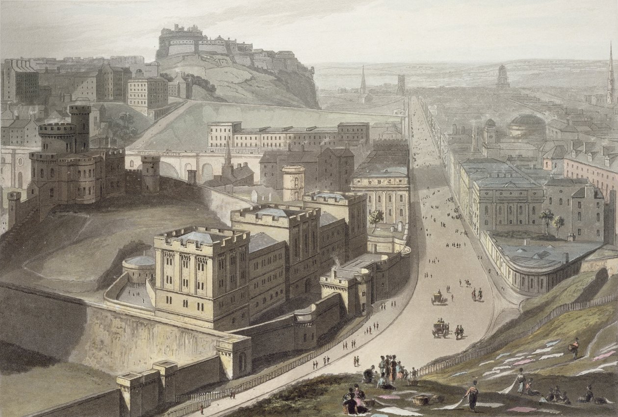 Edinburgh, fra Calton Hill, fra 