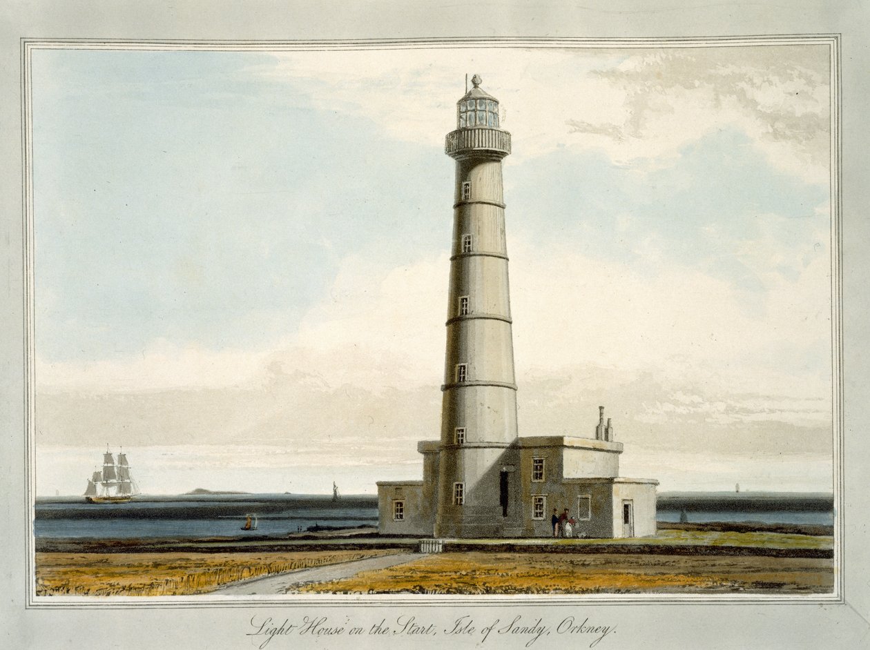 Light House on the Start, Isle of Sandy, Orknøyene, fra 