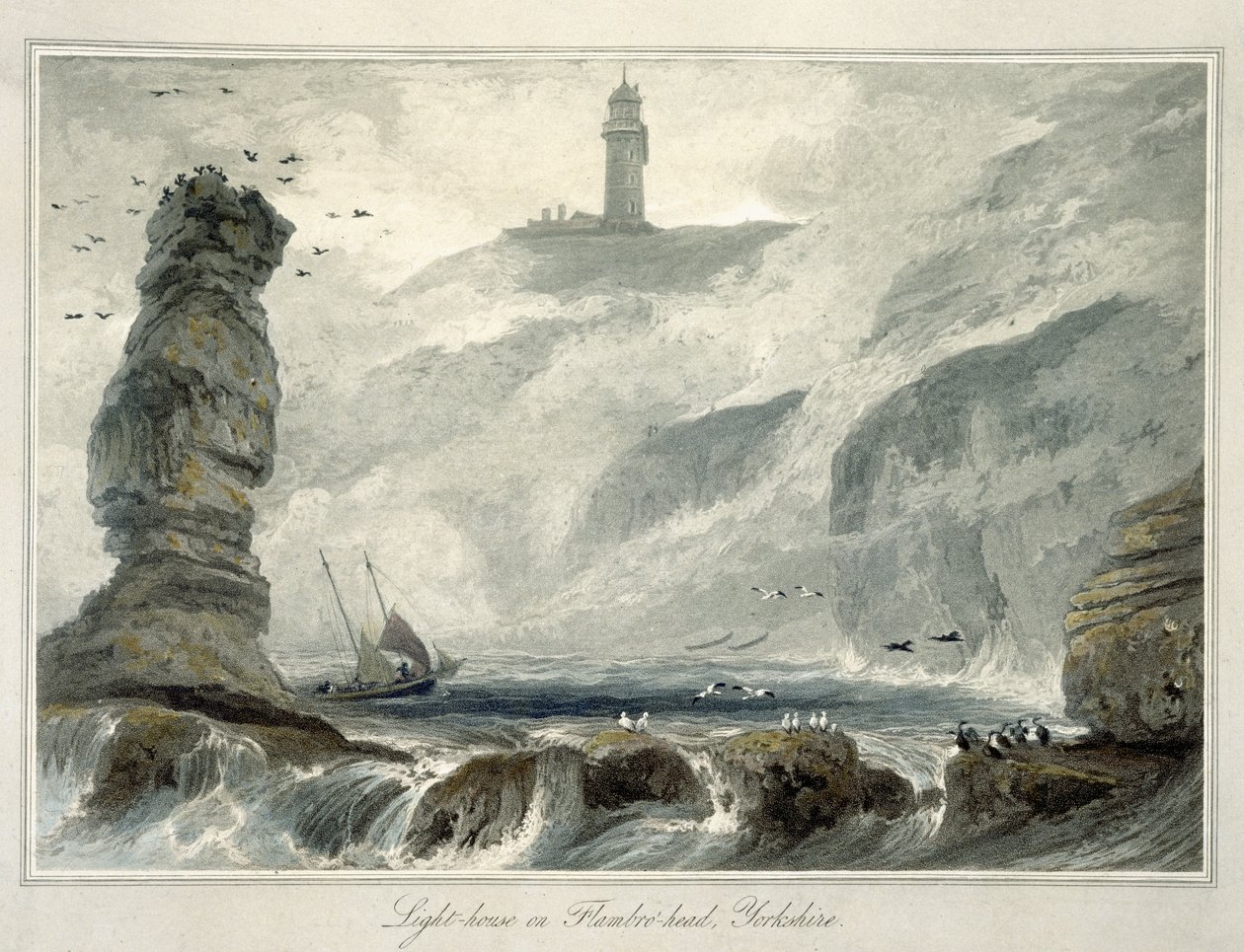Fyrtårn på Flamborough Head, fra bind VI av 