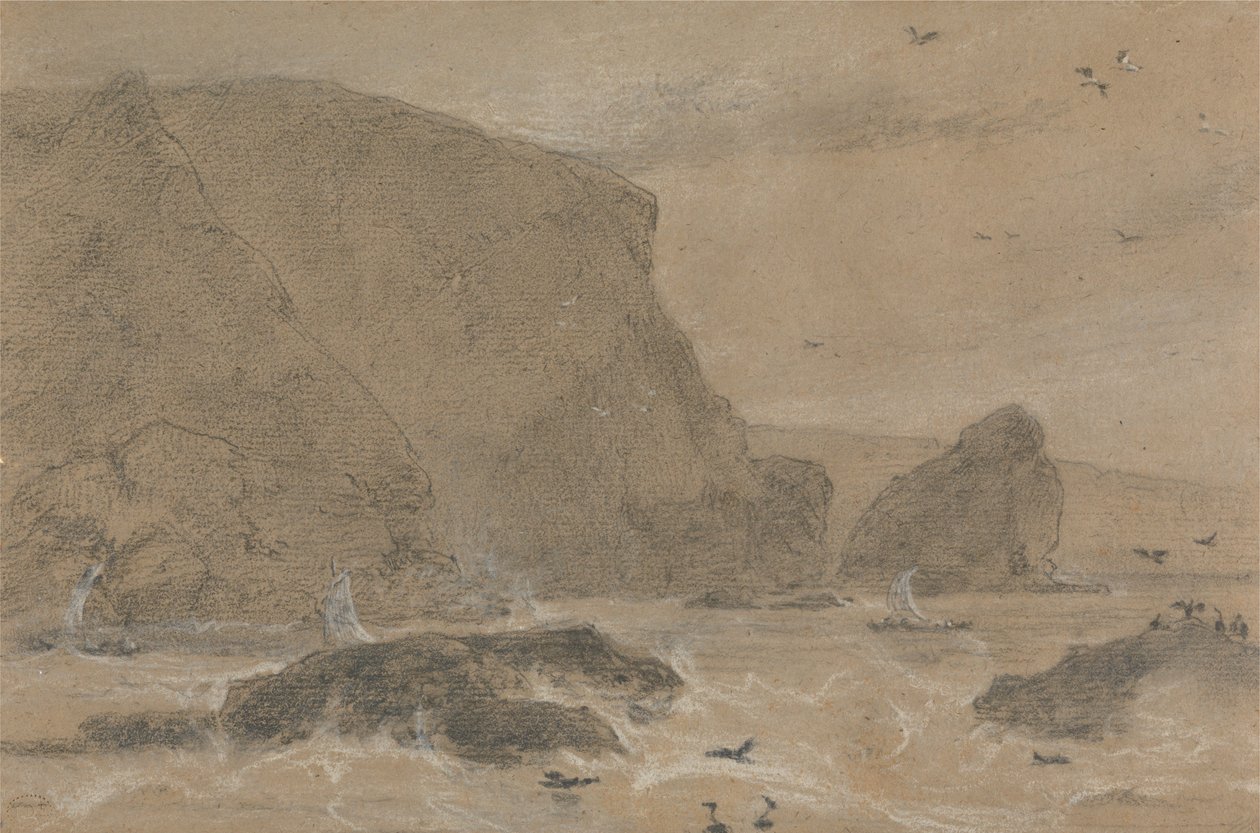 Samphire-klippen, St. Agnes, Cornwall av William Daniell