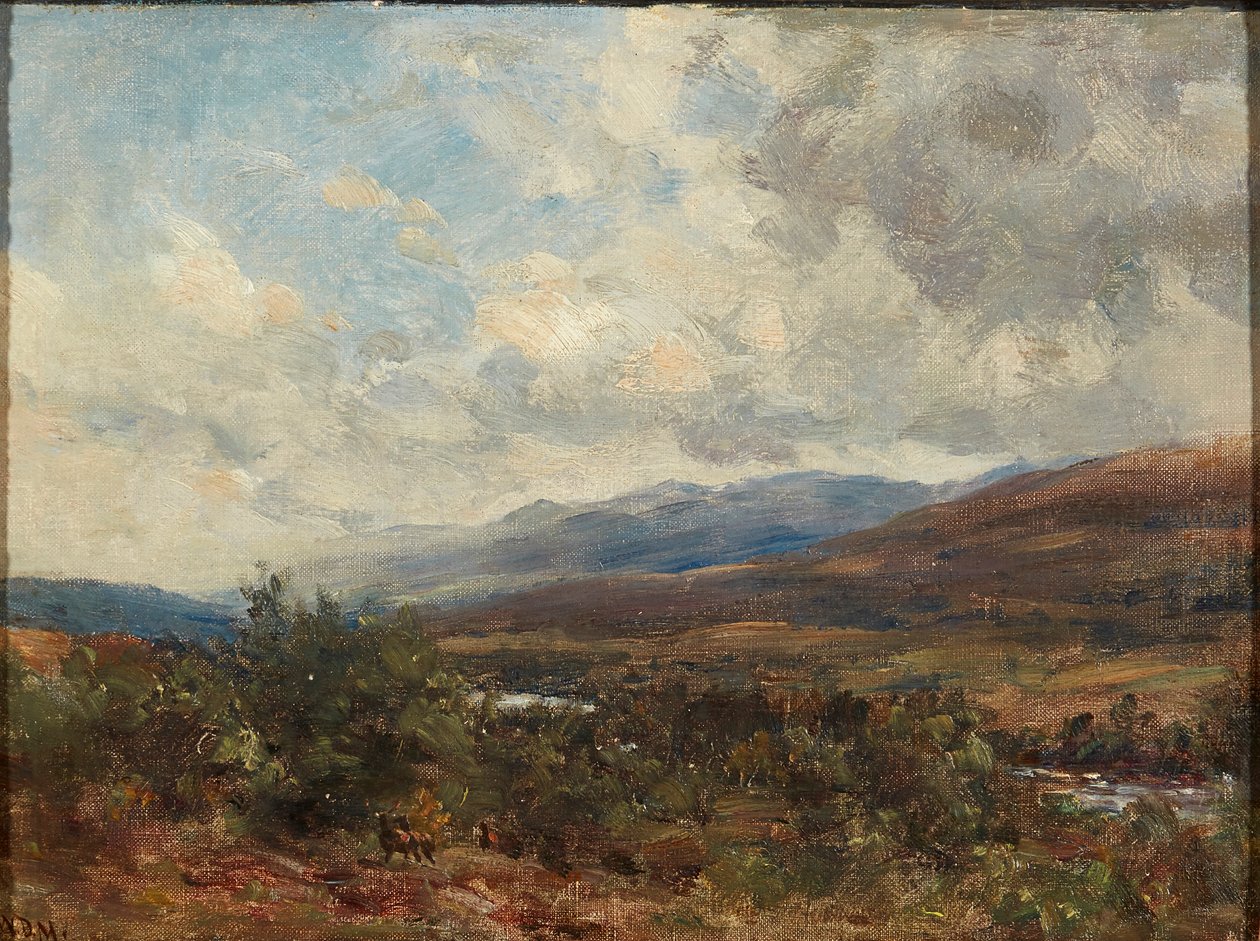 Clouds Over Moorland (olje på lerret) av William Darling McKay