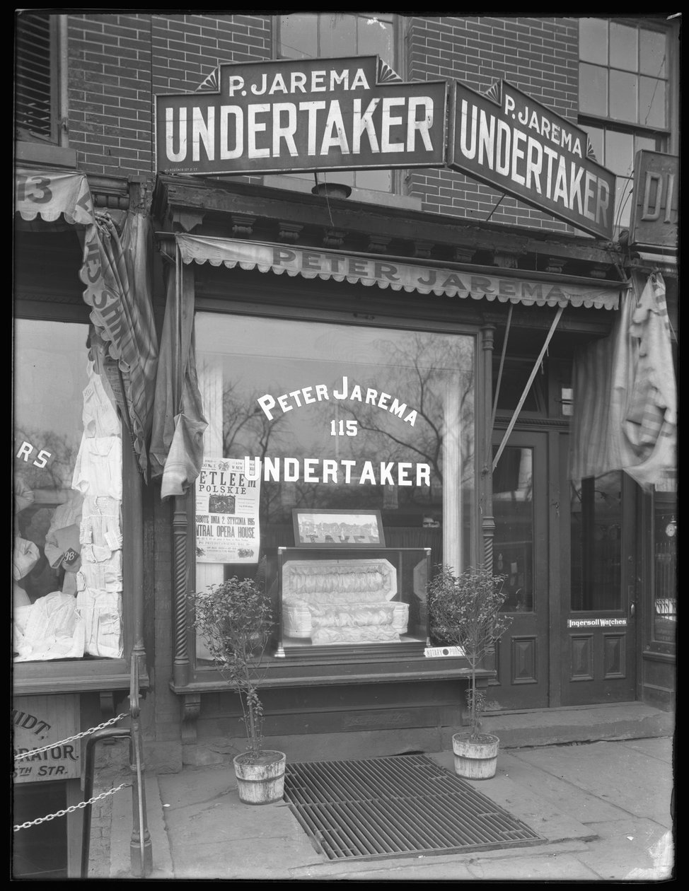 Peter Jarema, ukrainsk begravelsesmann, 115 Avenue A, New York City, 14. november 1914 av William Davis Hassler