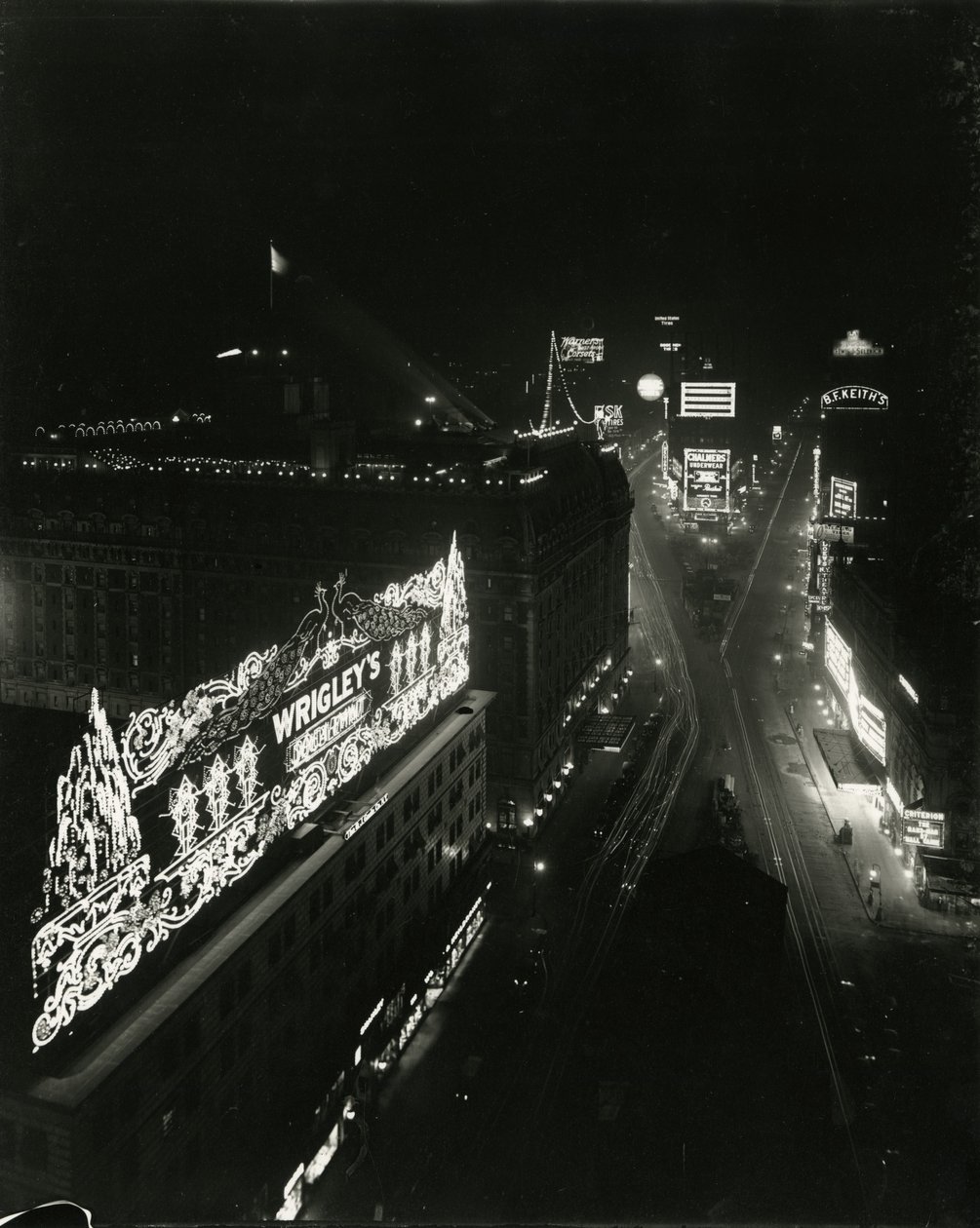 Times Square, fra 16. etasje i Times Building, 1917 av William Davis Hassler