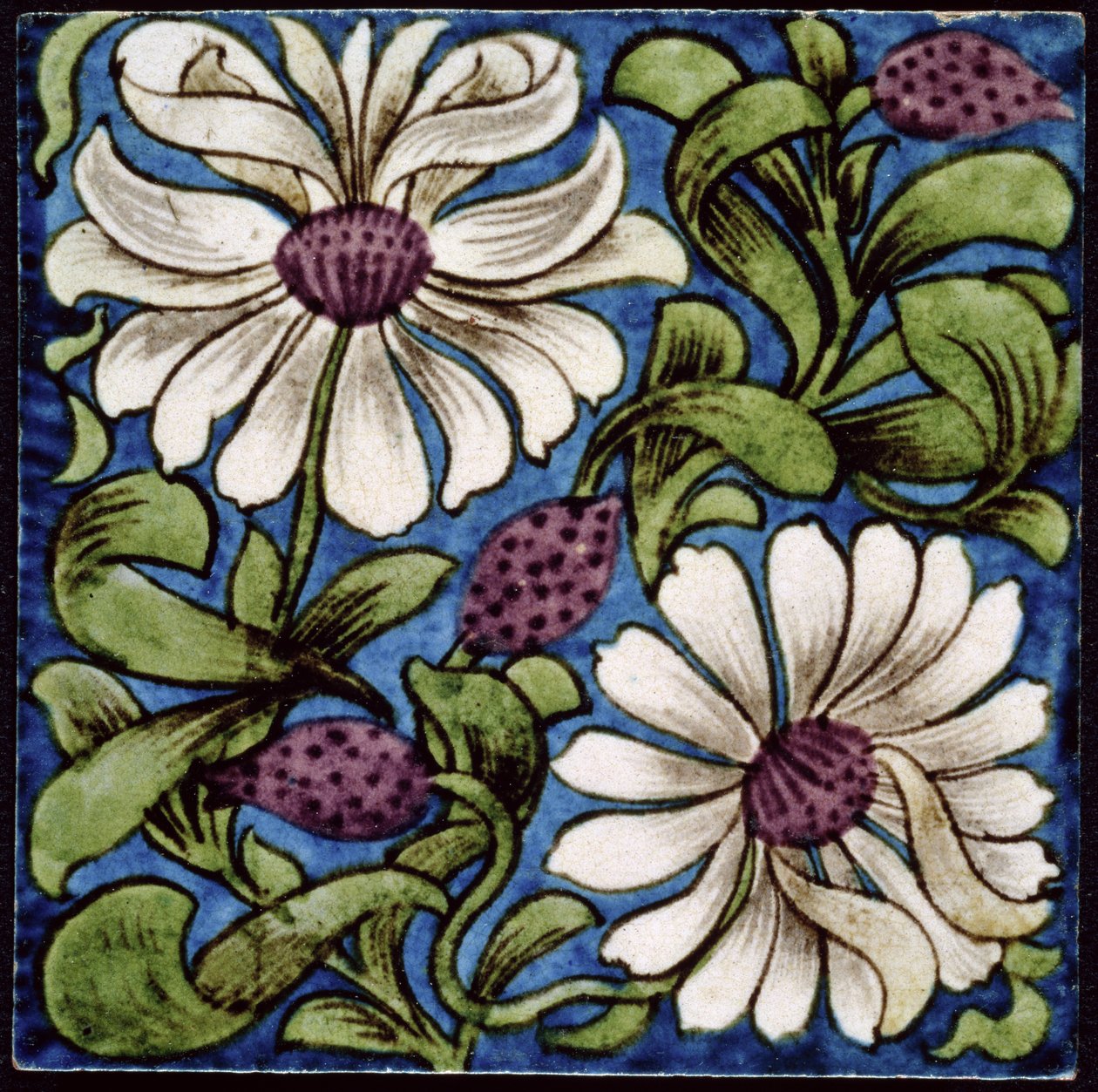 Blomsterkvist, 1880-1890 av William de Morgan