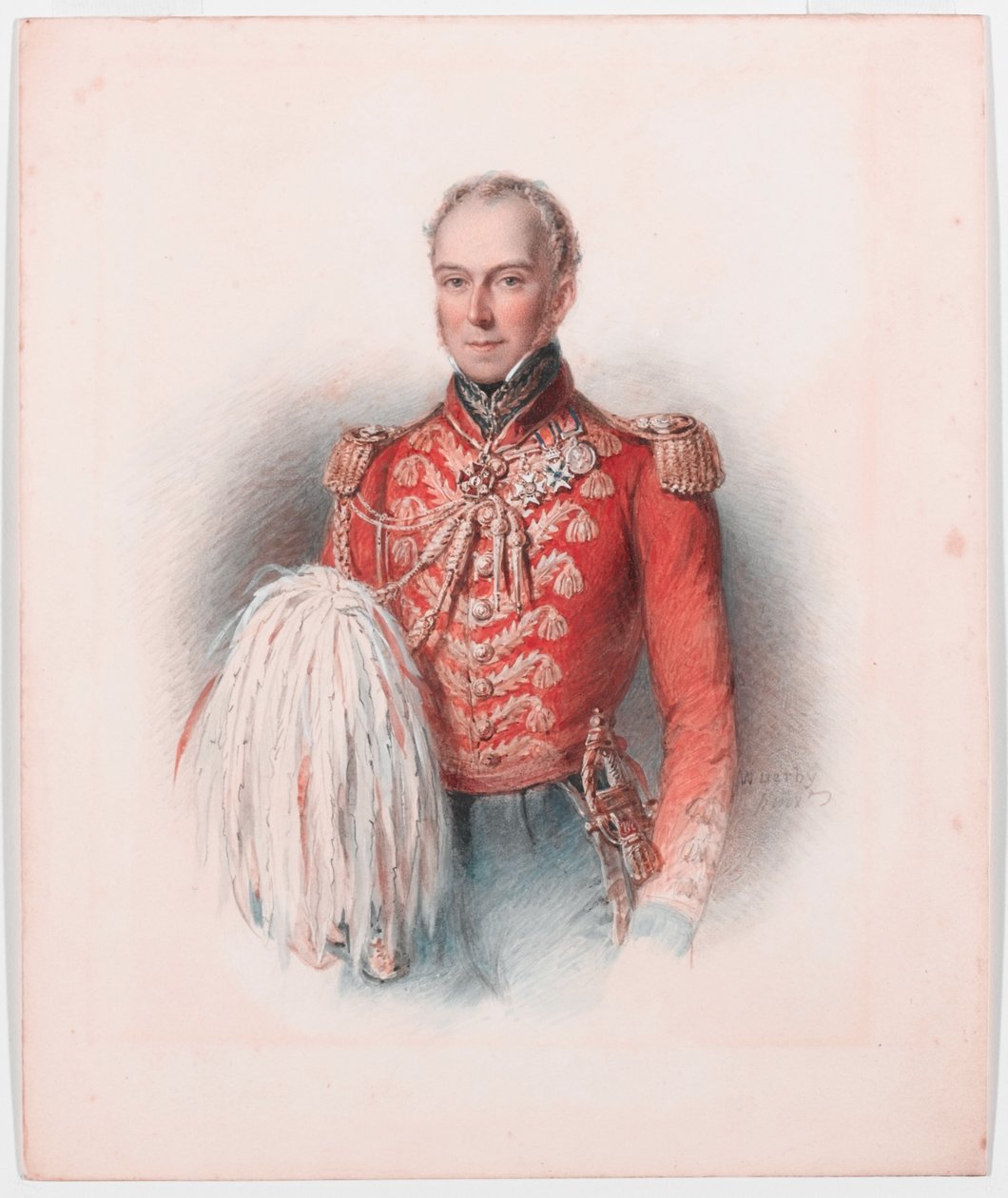 Generalmajor William George Keith Elphinstone, 1837 ca av William Derby