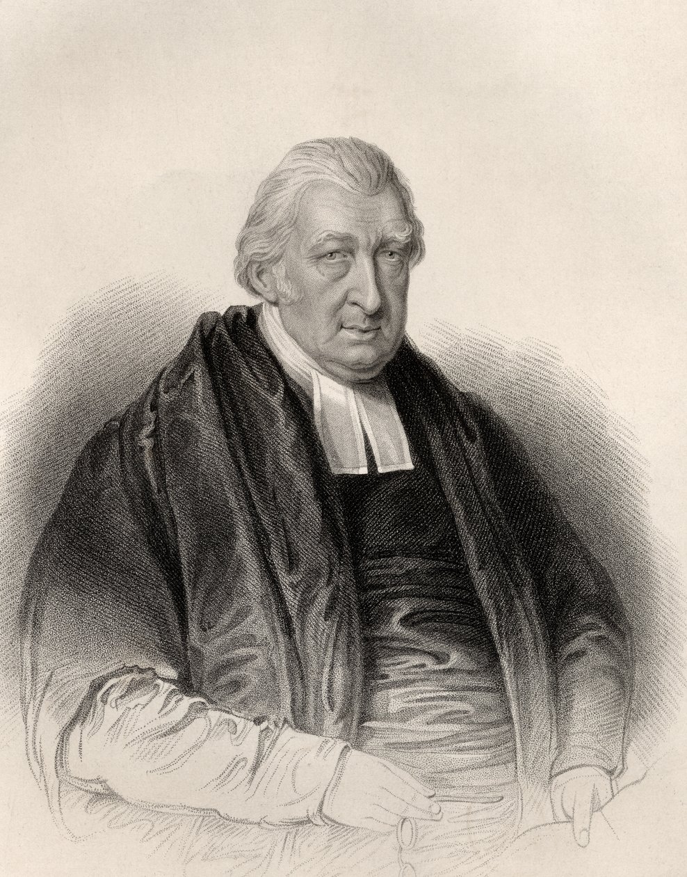 Pastor Rowland Hill, gravert av S. Freeman, fra 