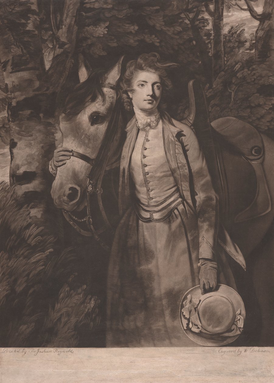 Lady Charles Spencer av William Dickinson