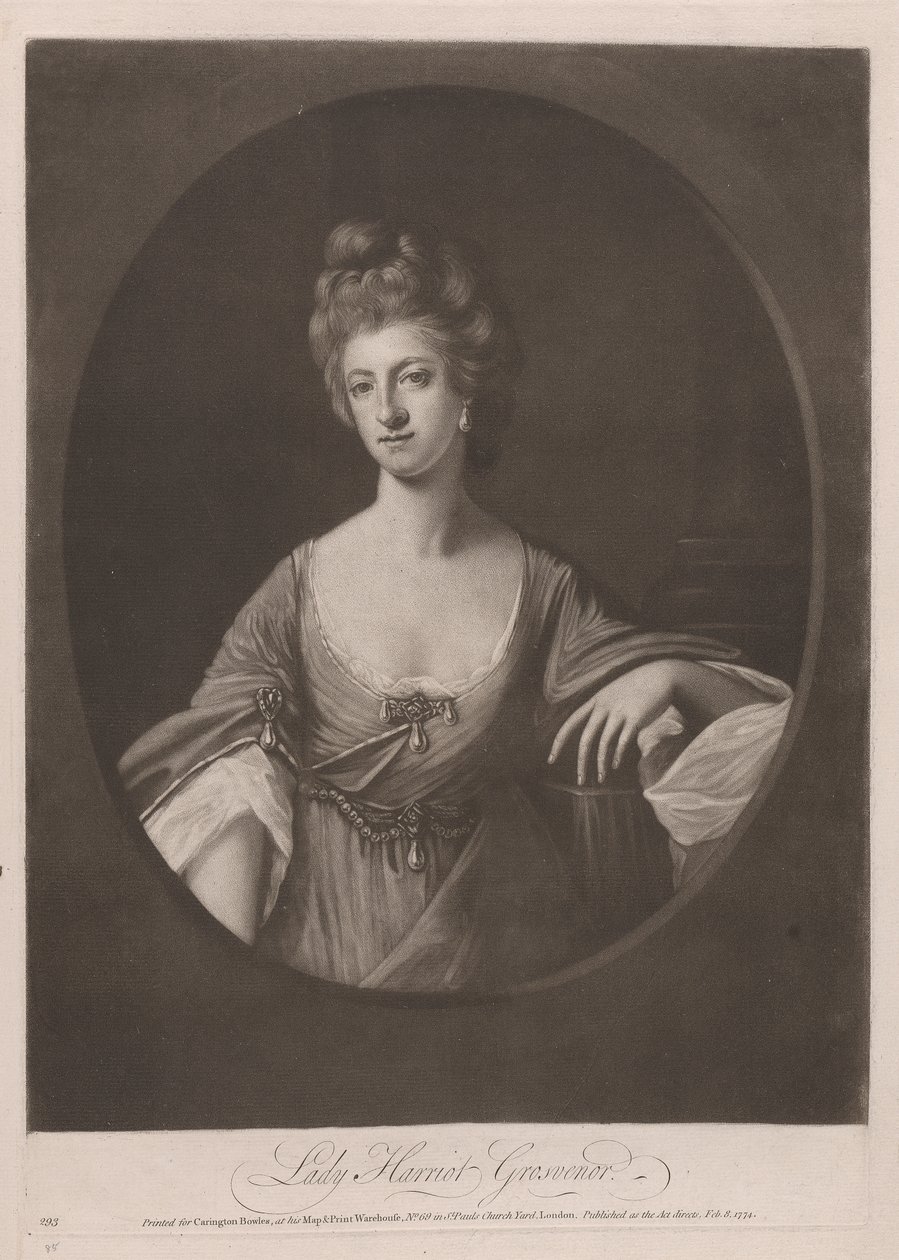 Lady Harriot Grosvenor av William Dickinson