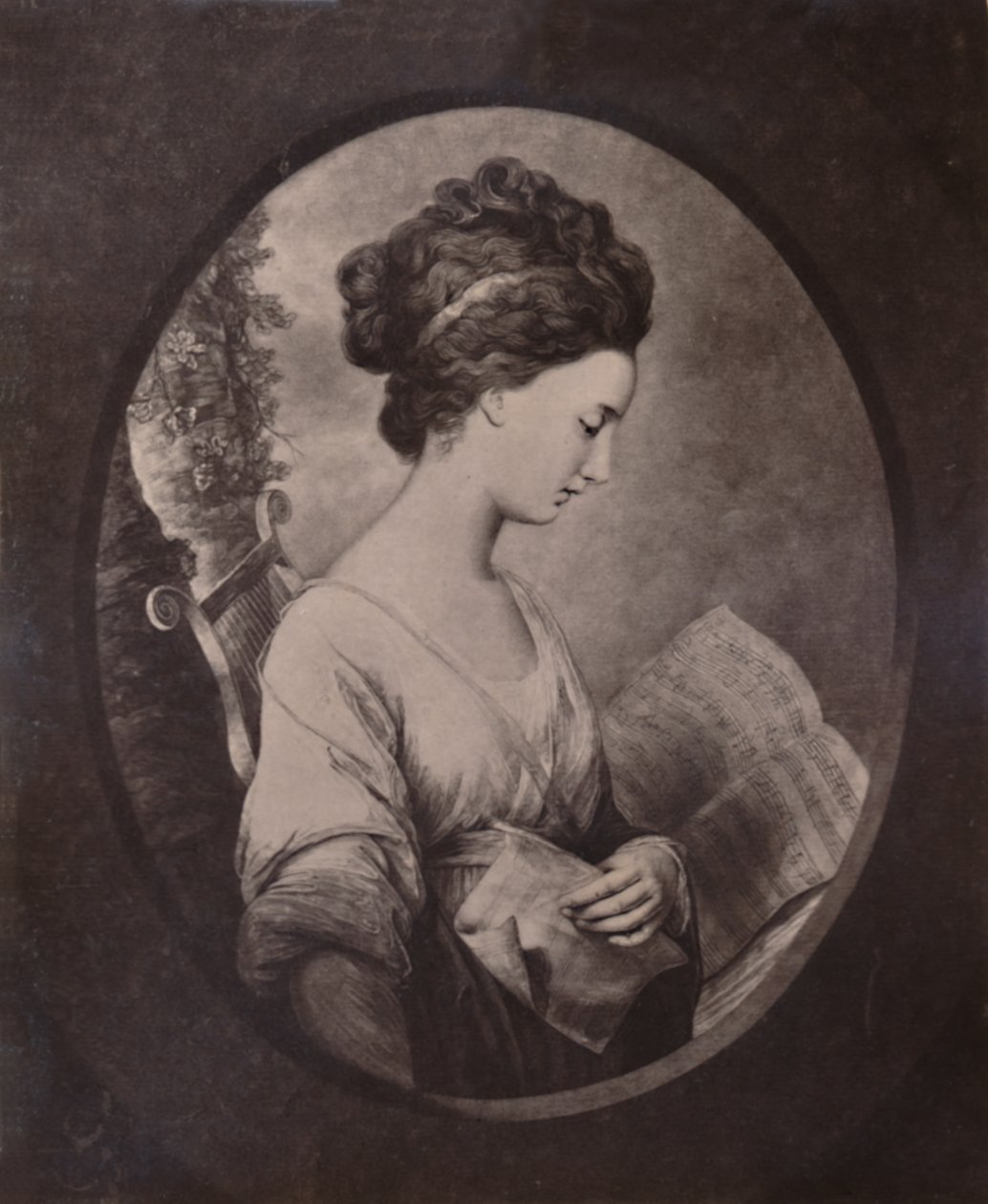 Frøken Elizabeth Stephenson, etterpå grevinne av Mexborough, sent på 1700-tallet 1894 av William Dickinson