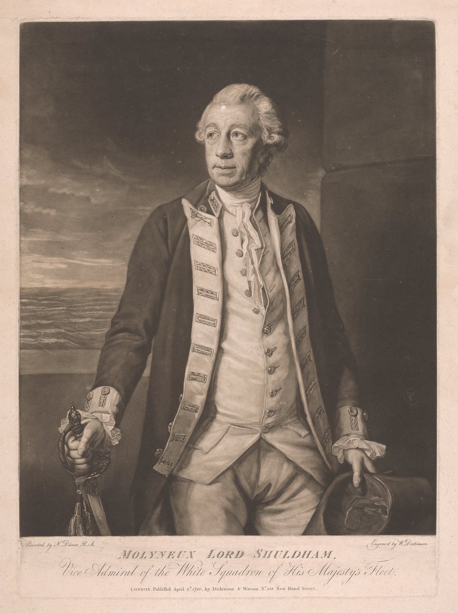 Molyneux Lord Shuldham av William Dickinson