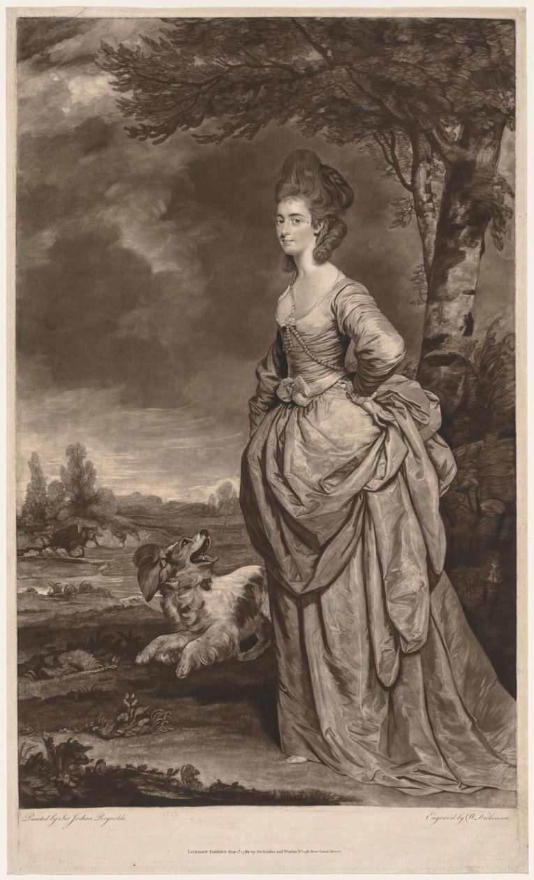 Mrs. Matthew Ellis, 1780. av William Dickinson