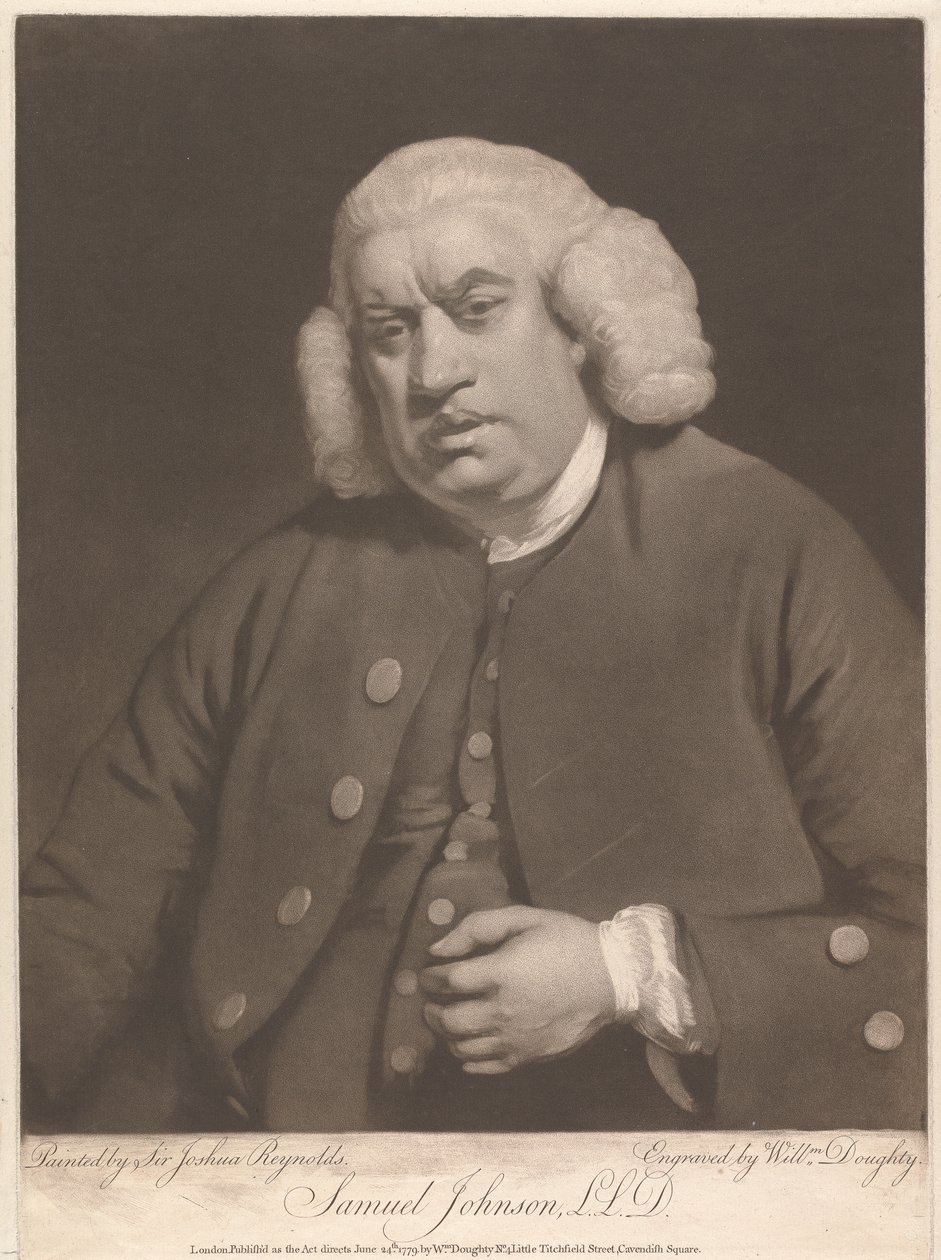 Samuel Johnson, LLD av William Doughty