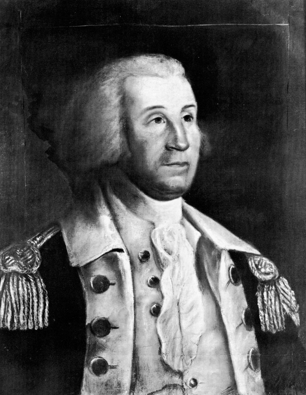 George Washington, den første presidenten i USA, sent på 1700-tallet - begynnelsen av 1800-tallet. av William Dunlap