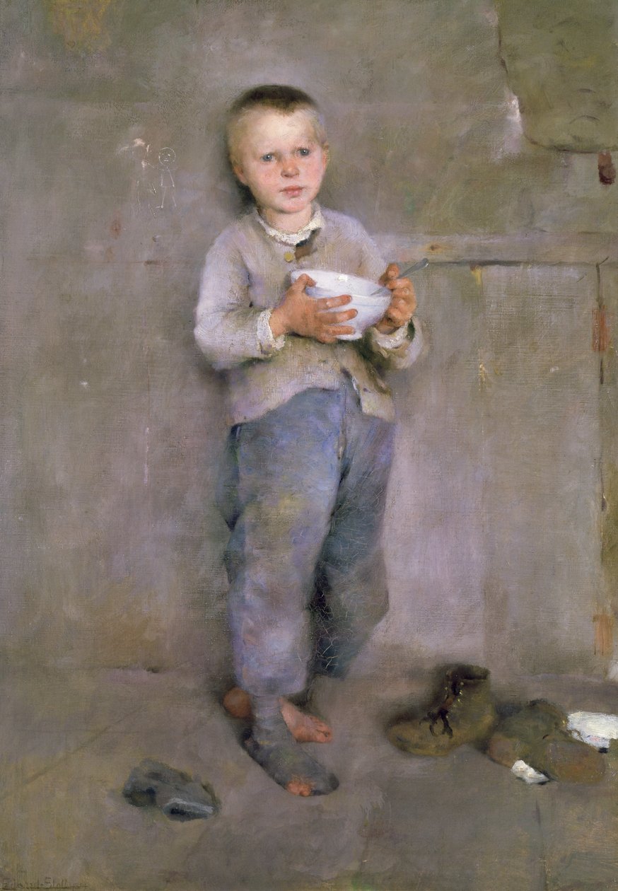Så lykkelig som en konge, 1884 av William Edward Stott